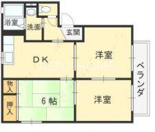 ACCENTI アチェンティ B(3DK/1階)の間取り写真