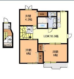 プルミエ―ルβ(3LDK/2階)の間取り写真