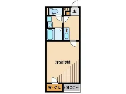 レオネクストパインヒル352262(1K/2階)の間取り写真