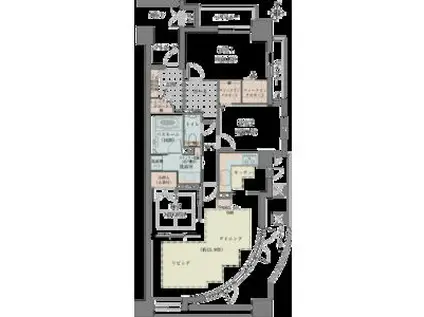 リエトコート丸の内(3LDK/12階)の間取り写真
