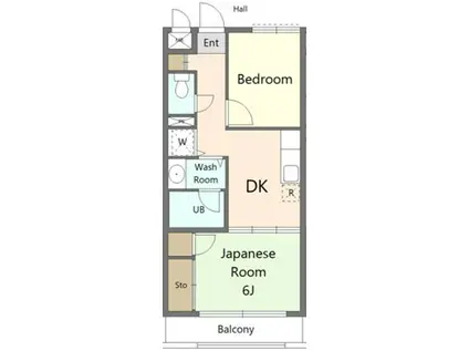 レソール千川北(2DK/3階)の間取り写真