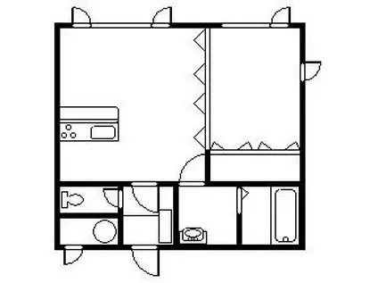 SUN NATULUX(1LDK/3階)の間取り写真