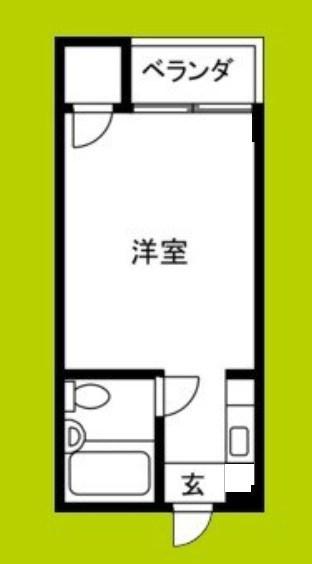 ピリカ大阪城公園(ワンルーム/2階)の間取り写真