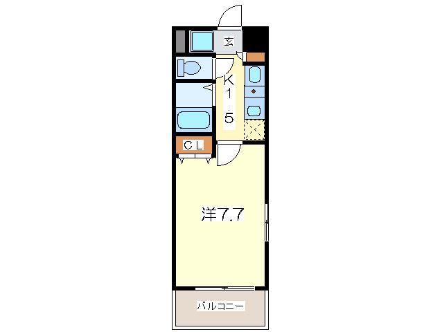 Mプラザ蒲生四駅前(1K/10階)の間取り写真