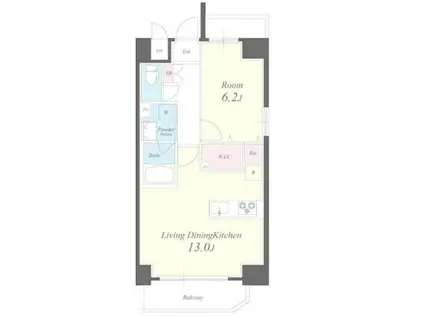 アビタシオン・創(1LDK/4階)の間取り写真