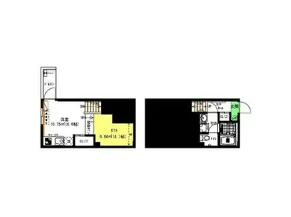 LUCIAHILLS名駅北(ワンルーム/2階)の間取り写真