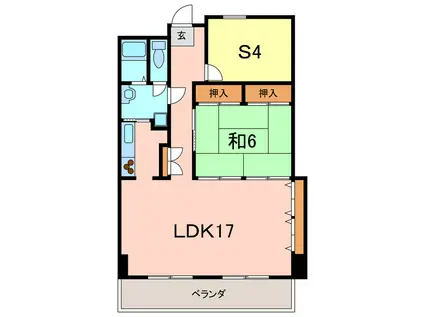 EL MEDICO(1SLDK/3階)の間取り写真