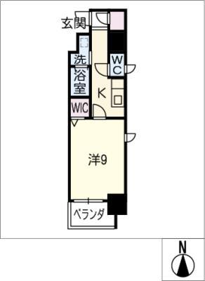 RENAISTERIA MOTOYAMA(1K/3階)の間取り写真