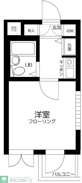 新高円寺ダイカンプラザCITY(1K/1階)の間取り写真