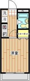 フェニックス拝島(1K/2階)の間取り写真