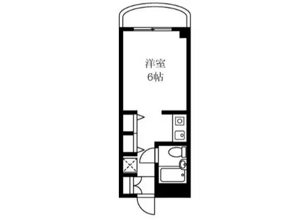 N グランモナークHIROTA(ワンルーム/3階)の間取り写真