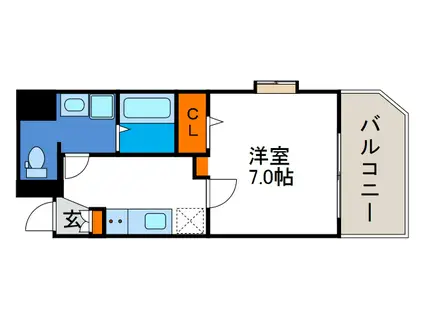 イオ・ネクスト(1K/5階)の間取り写真