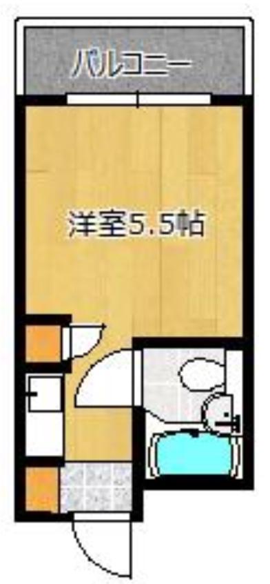 ビレッジ1(ワンルーム/1階)の間取り写真