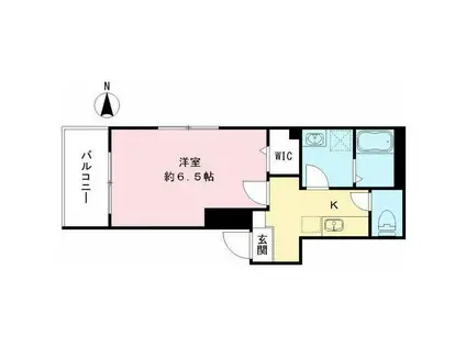 CASA DE MARTE(1K/2階)の間取り写真