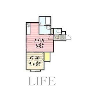 ステージI(1LDK/2階)の間取り写真