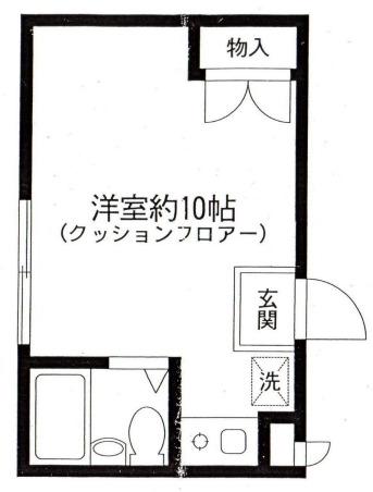 プライム東長崎(ワンルーム/3階)の間取り写真