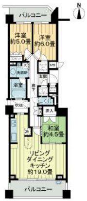 アールヴェール河原町二条(1LDK/10階)の間取り写真