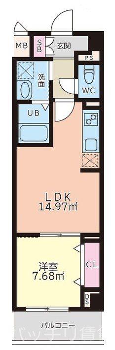 FARMAISON(1LDK/3階)の間取り写真