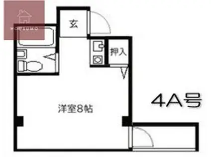 JOIE MAISON(ワンルーム/4階)の間取り写真