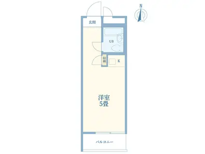 ハイシティ目白(ワンルーム/4階)の間取り写真