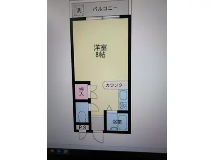 プリンスヴィラ(1K/3階)の間取り写真