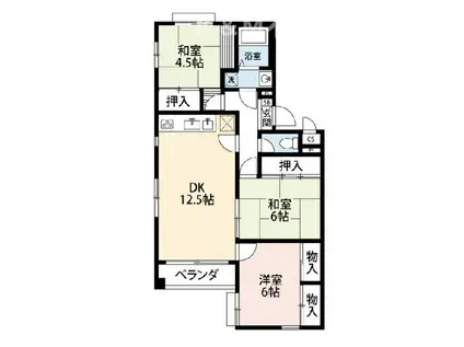 BRAMA柏(3LDK/2階)の間取り写真