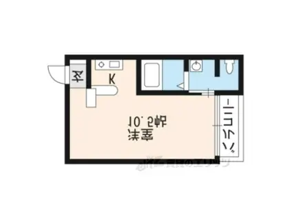 アクシス(1K/3階)の間取り写真