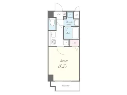 LA VILLAGE NOUMEA(1K/2階)の間取り写真