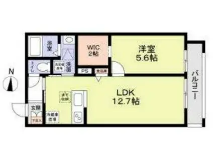 西東京市保谷町1丁目計画(1LDK/1階)の間取り写真