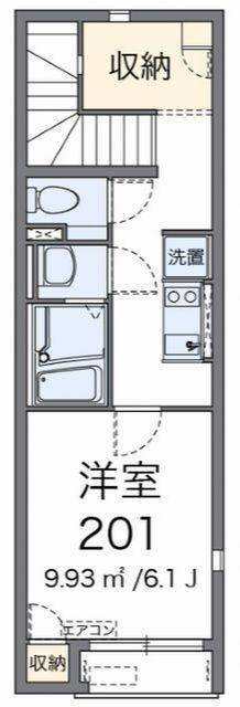 レオネクストフローラ荻窪(1K/2階)の間取り写真