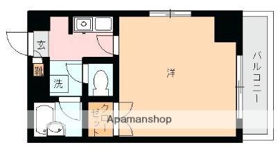 瀬戸マンション(1K/5階)の間取り写真
