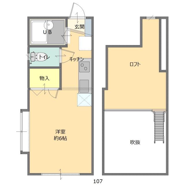 アピレ本町(ワンルーム/1階)の間取り写真