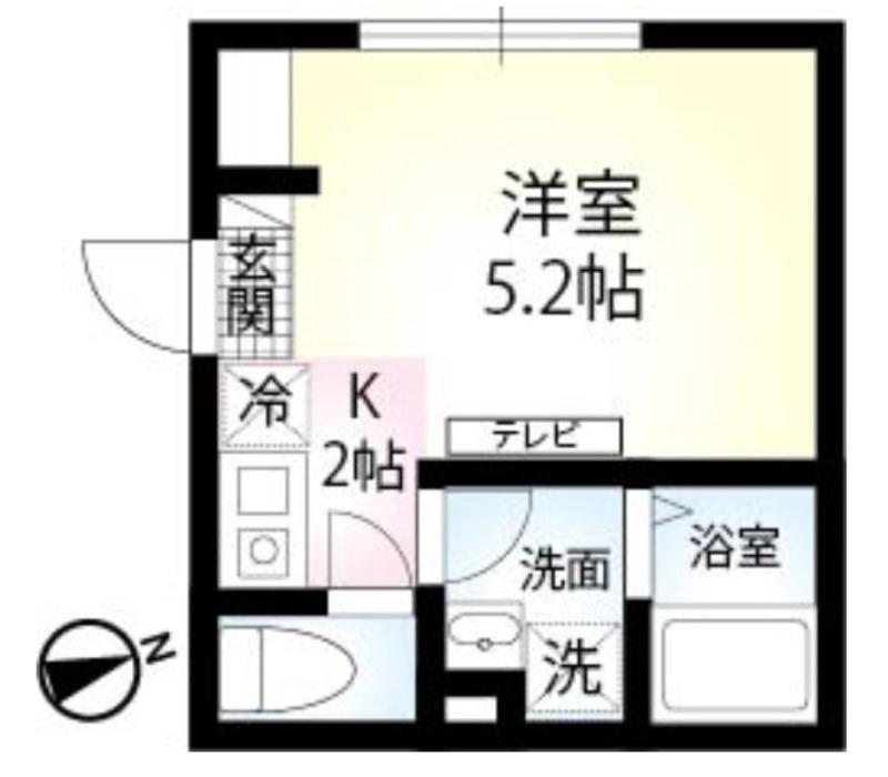 ALTA CLASSE(1K/3階)の間取り写真