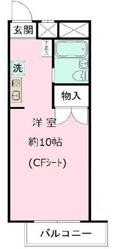 駒込オリエントコート(ワンルーム/4階)の間取り写真