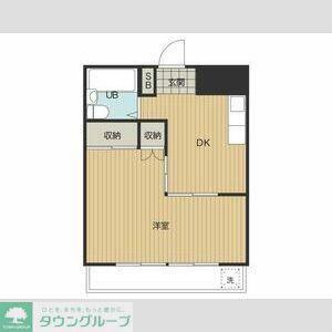 K&Kマンション(1DK/3階)の間取り写真