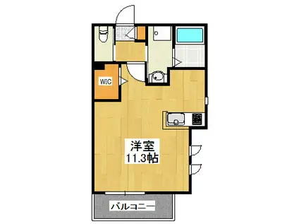 サンシャイン日吉I(1K/2階)の間取り写真