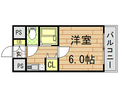 イマザキマンション エヌワン(1K/3階)の間取り写真