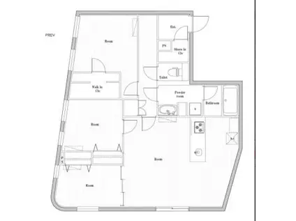 エディット文京千石II(3LDK/4階)の間取り写真