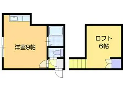 アーバンMK(1K/1階)の間取り写真
