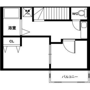 ファーストブリス(2K/2階)の間取り写真