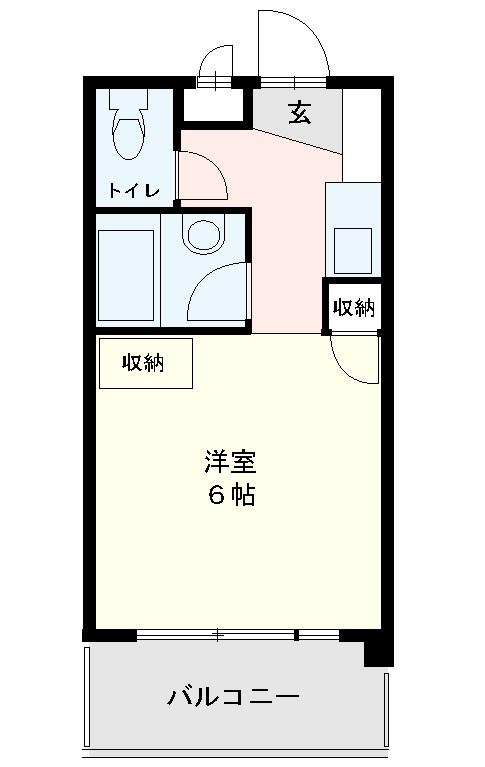 エスパーズ26(1K/4階)の間取り写真