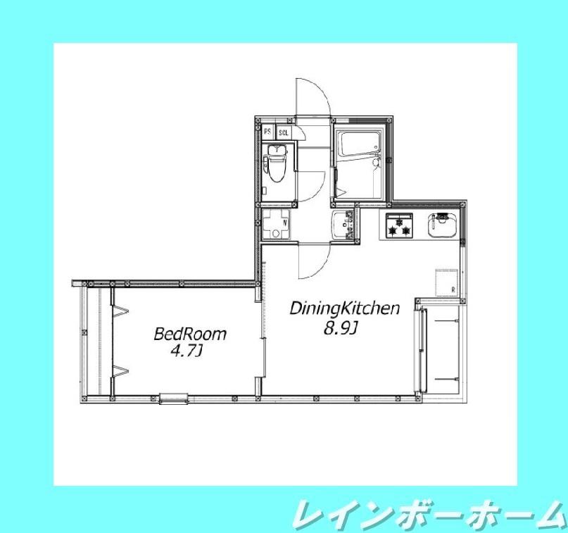 PARK EZE 柏(1LDK/2階)の間取り写真