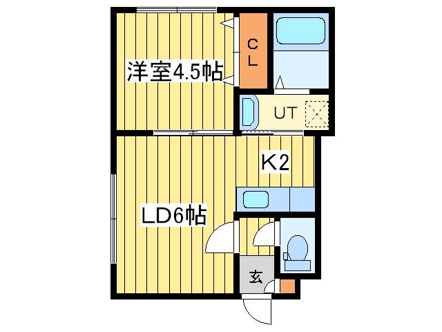 パークリュクスN18ロイヤルヴィラ(1LDK/3階)の間取り写真
