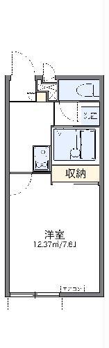 レオパレスアイゼンバーン(1K/1階)の間取り写真