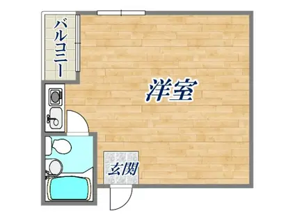 エステイト・FUKUI(ワンルーム/3階)の間取り写真