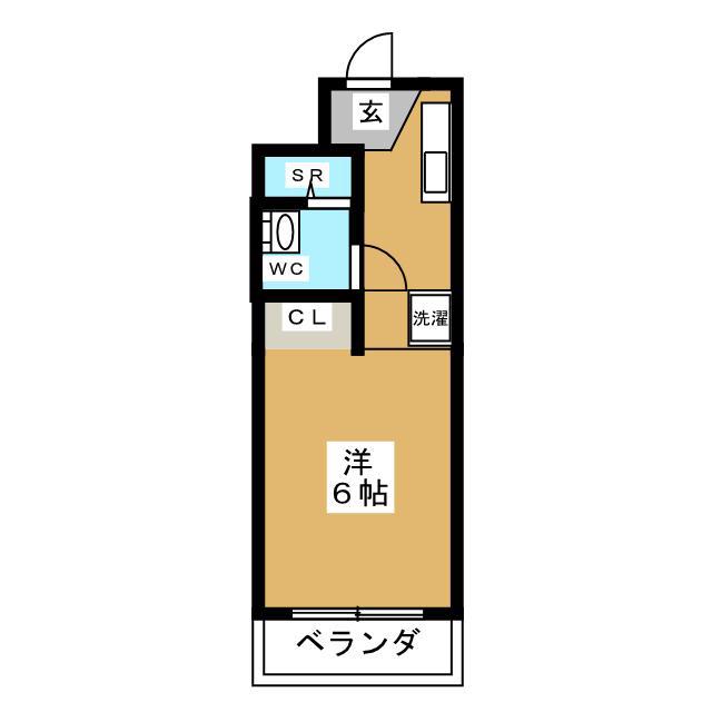 東京メトロ東西線 浦安駅(千葉) 徒歩10分 3階建 築36年(ワンルーム/1階)の間取り写真