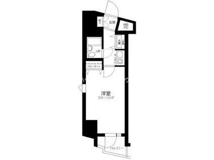 日神パレステージ護国寺(1K/4階)の間取り写真