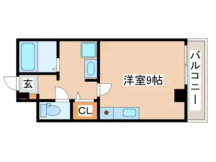 NUOVA VITA(ワンルーム/2階)の間取り写真