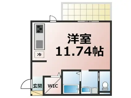 南秀苑かつやま(ワンルーム/3階)の間取り写真