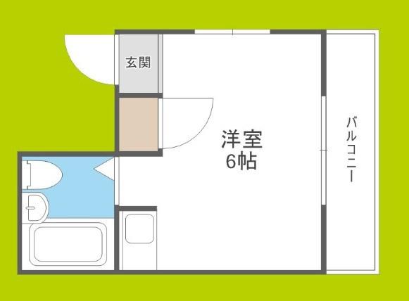 FS関目マンション(ワンルーム/3階)の間取り写真